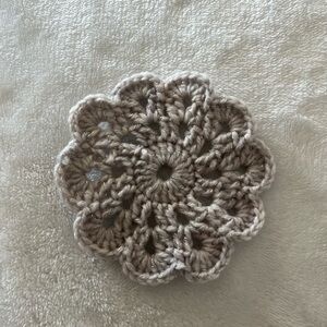 Crochet Flower Coaster